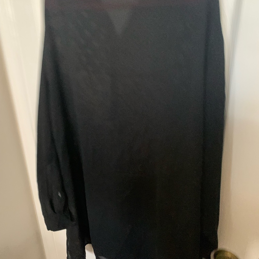 Express 90s Oversized Blouse Patchwork Large - image 4